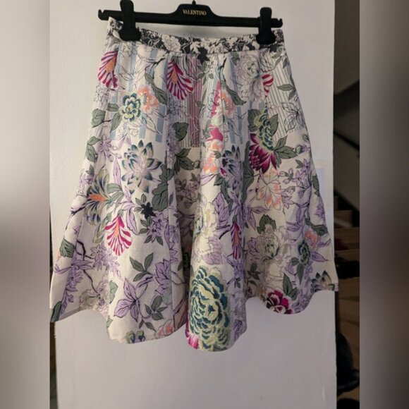 Etro Floral Midi Circle Skater Skirt - Picture 1 of 7